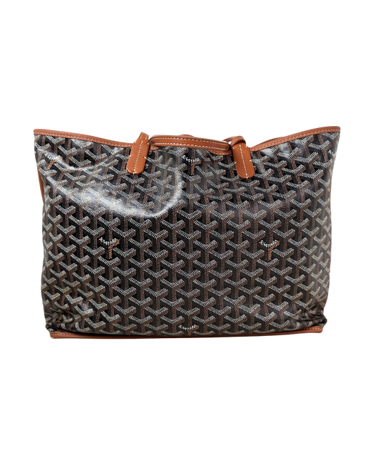 Goyard Saint Louis PM Bag - Black & Tan - View 1