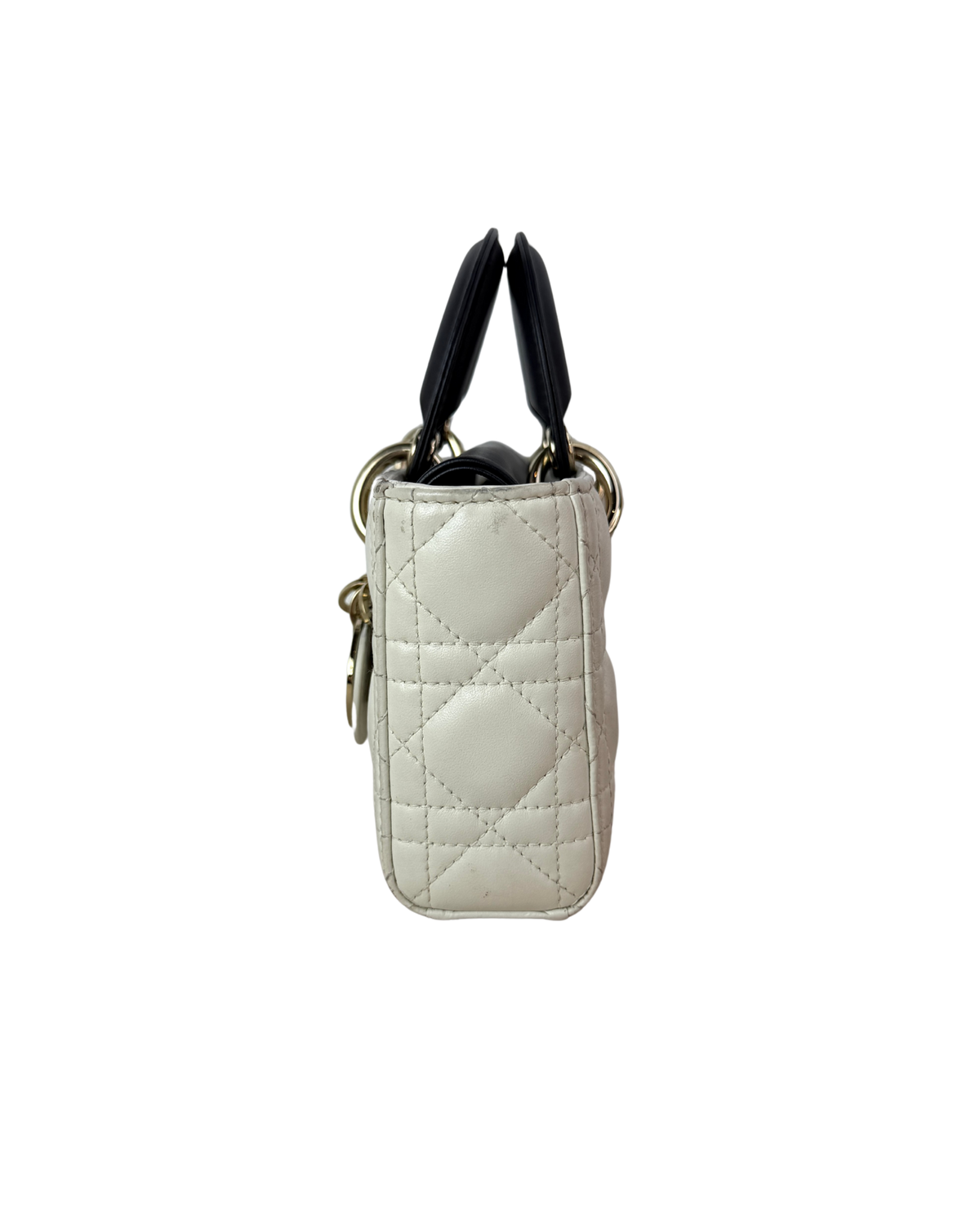 Dior Lady D-Joy Bag - Two-Tone Latte And Black - View 4