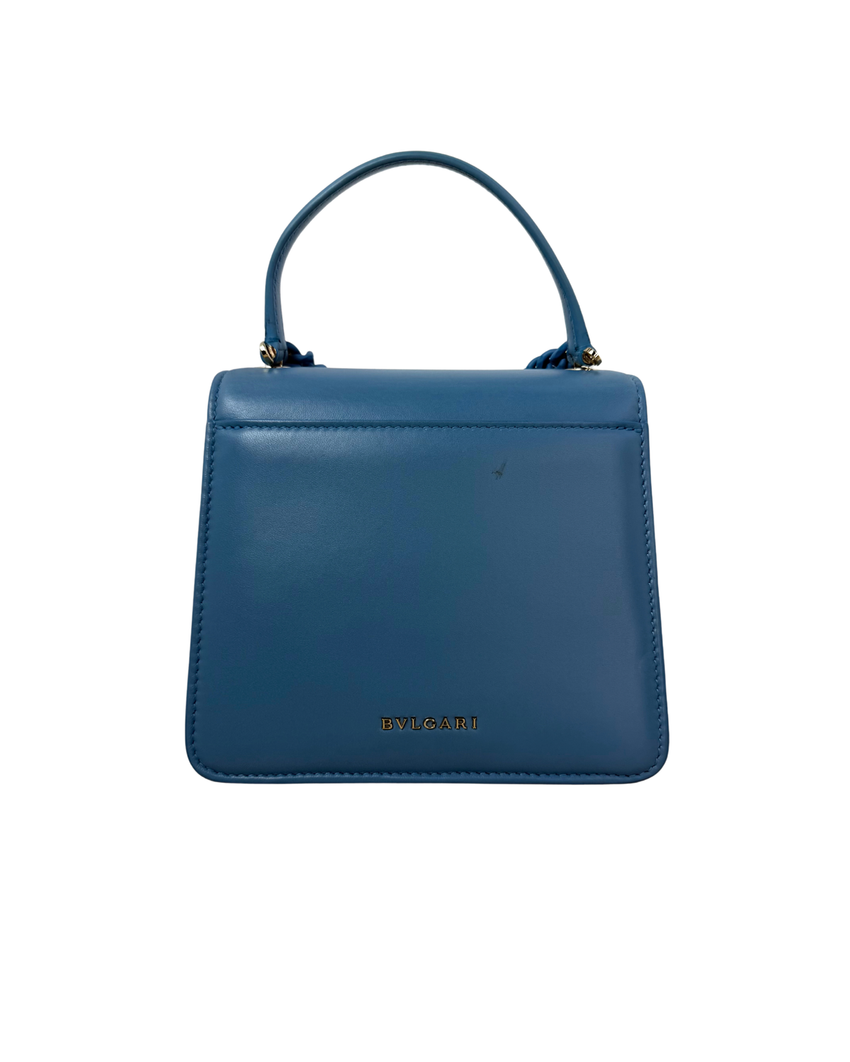 Bvlgari Serpenti Forever Maxi Chain Small Top Handle Bag - Niagara Sapphire - View 2