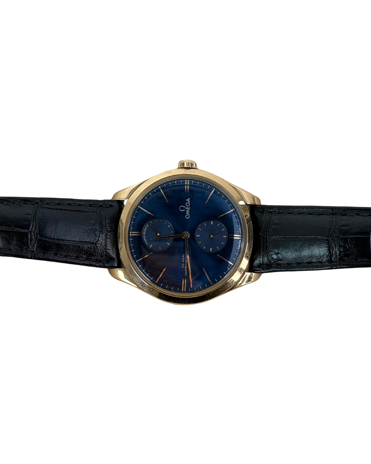 Omega De Ville Trésor 40mm 435.53.40.22.03.001 Watch - Blue Dial - View 4
