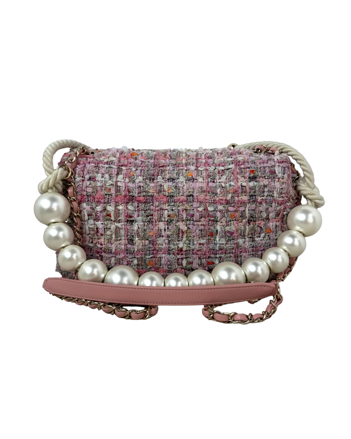 Chanel Classic Mini Rectangular Flap Bag - Pink, Beige, Orange, Ecru - View 2