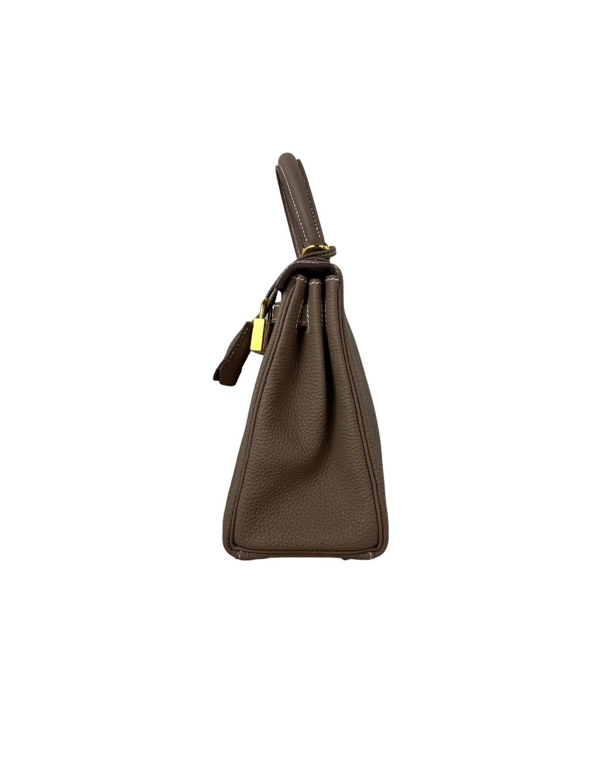 Hermès Kelly 25 Retourné Bag - Étoupe, Gold Hardware - View 4