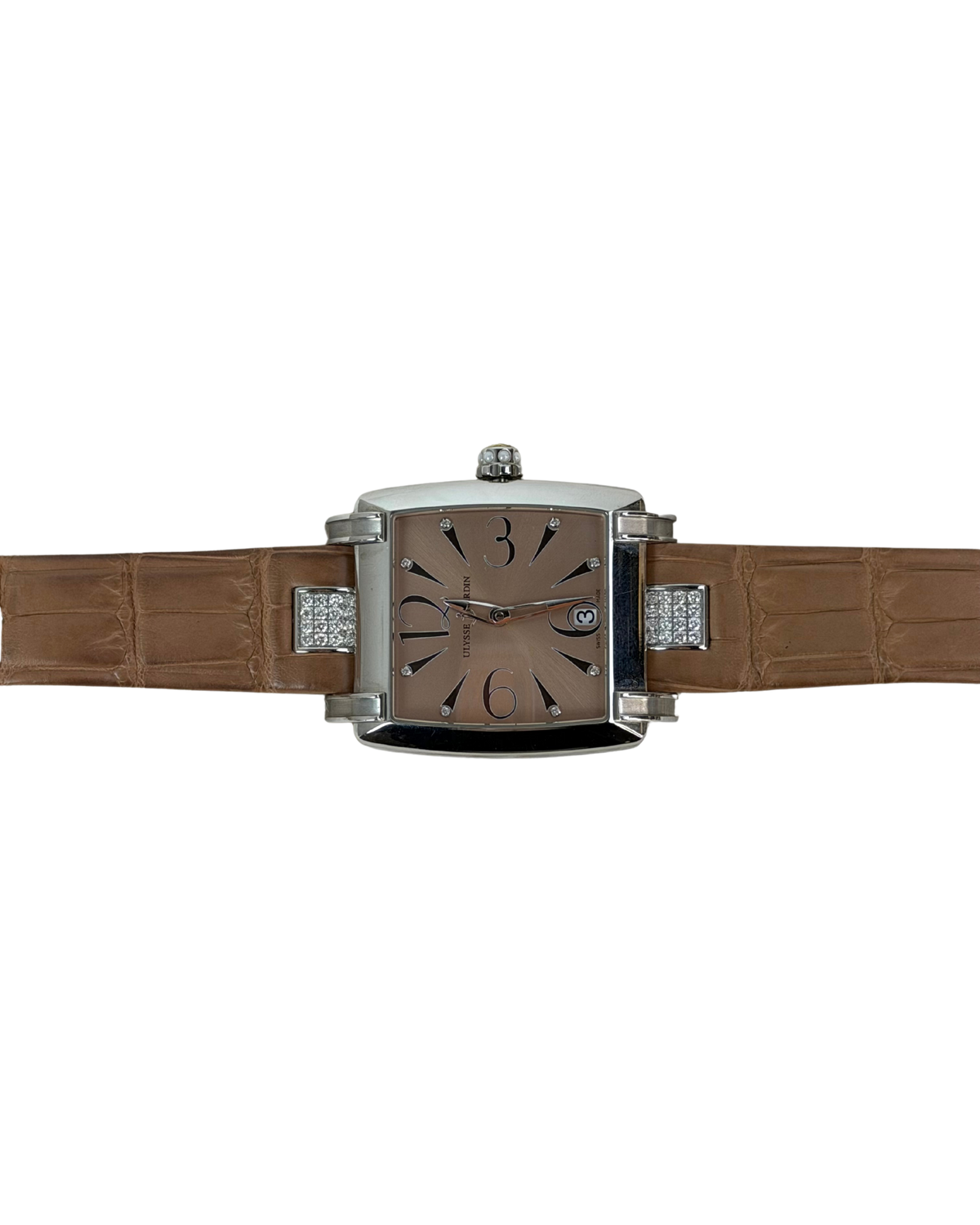 Ulysse Nardin Caprice Series 133-91 Watch - Salmon Sunray, Light Brown - View 4