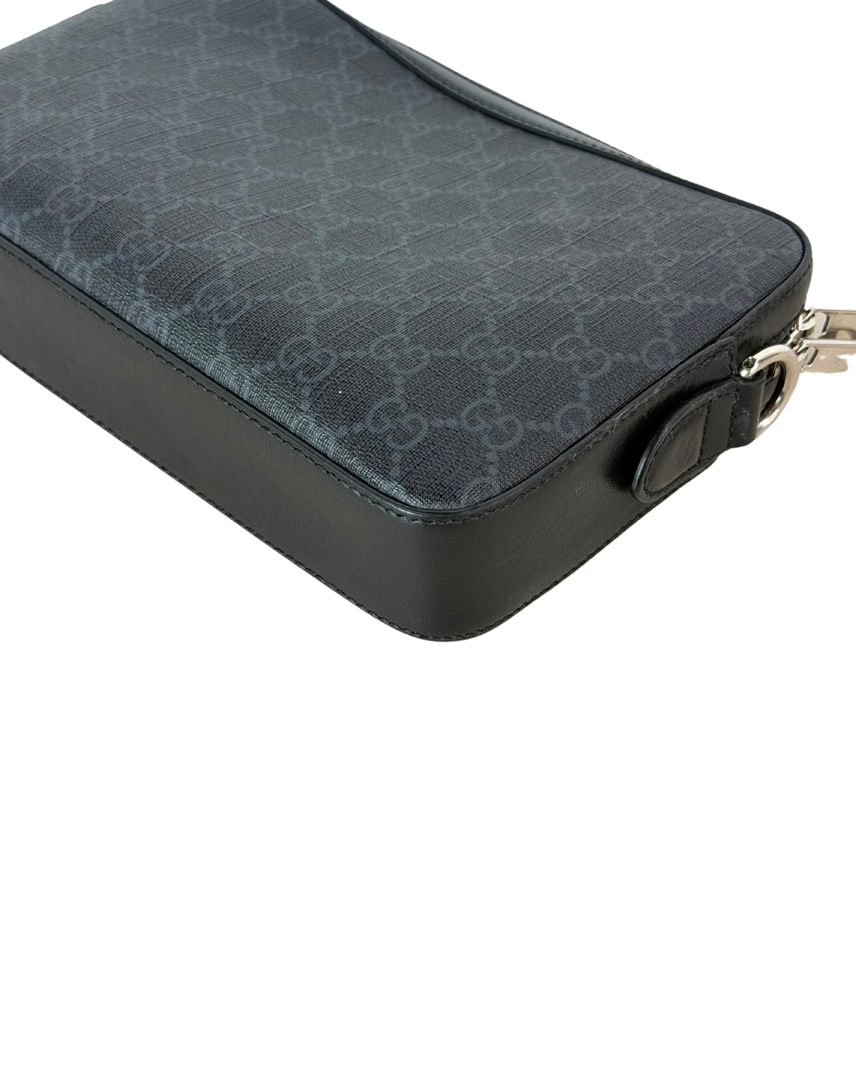Gucci Interlocking G Shoulder Bag - Black, Grey - View 10
