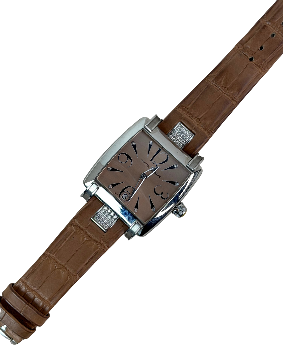 Ulysse Nardin Caprice Series 133-91 Watch - Salmon Sunray, Light Brown - View 2