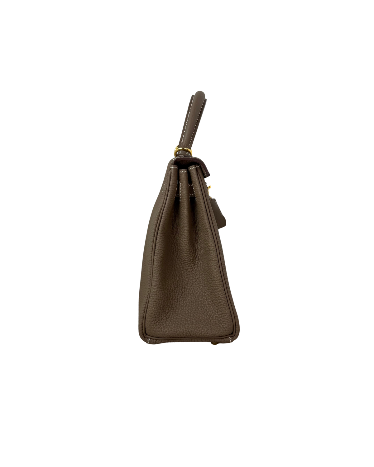 Hermès Kelly 25 Retourné Bag - Étoupe, Gold Hardware - View 3