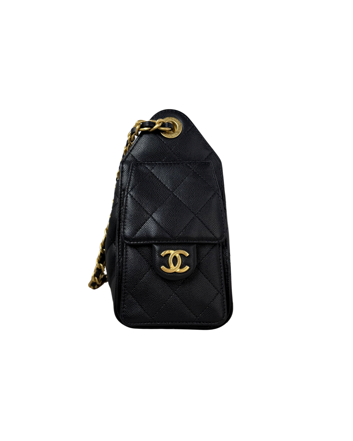 Chanel 25 Mini Handbag - Black - View 3