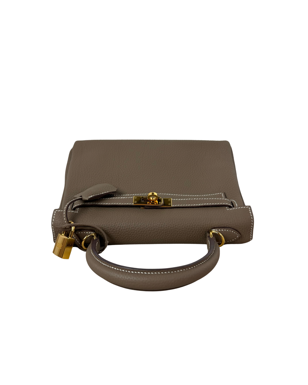 Hermès Kelly 25 Retourné Bag - Étoupe, Gold Hardware - View 6