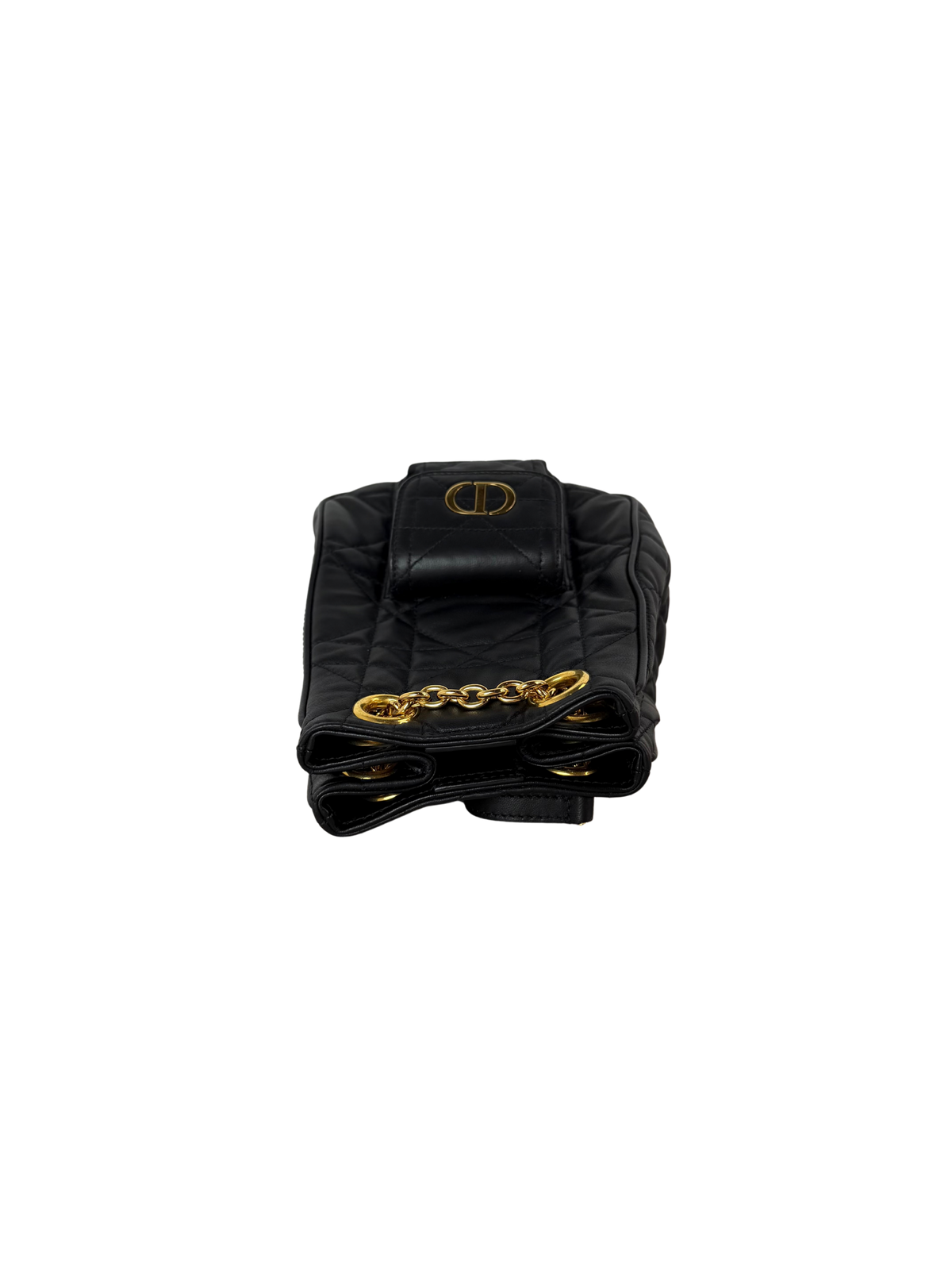 Dior Caro Multicarry Backpack with Chain - Black - View 6