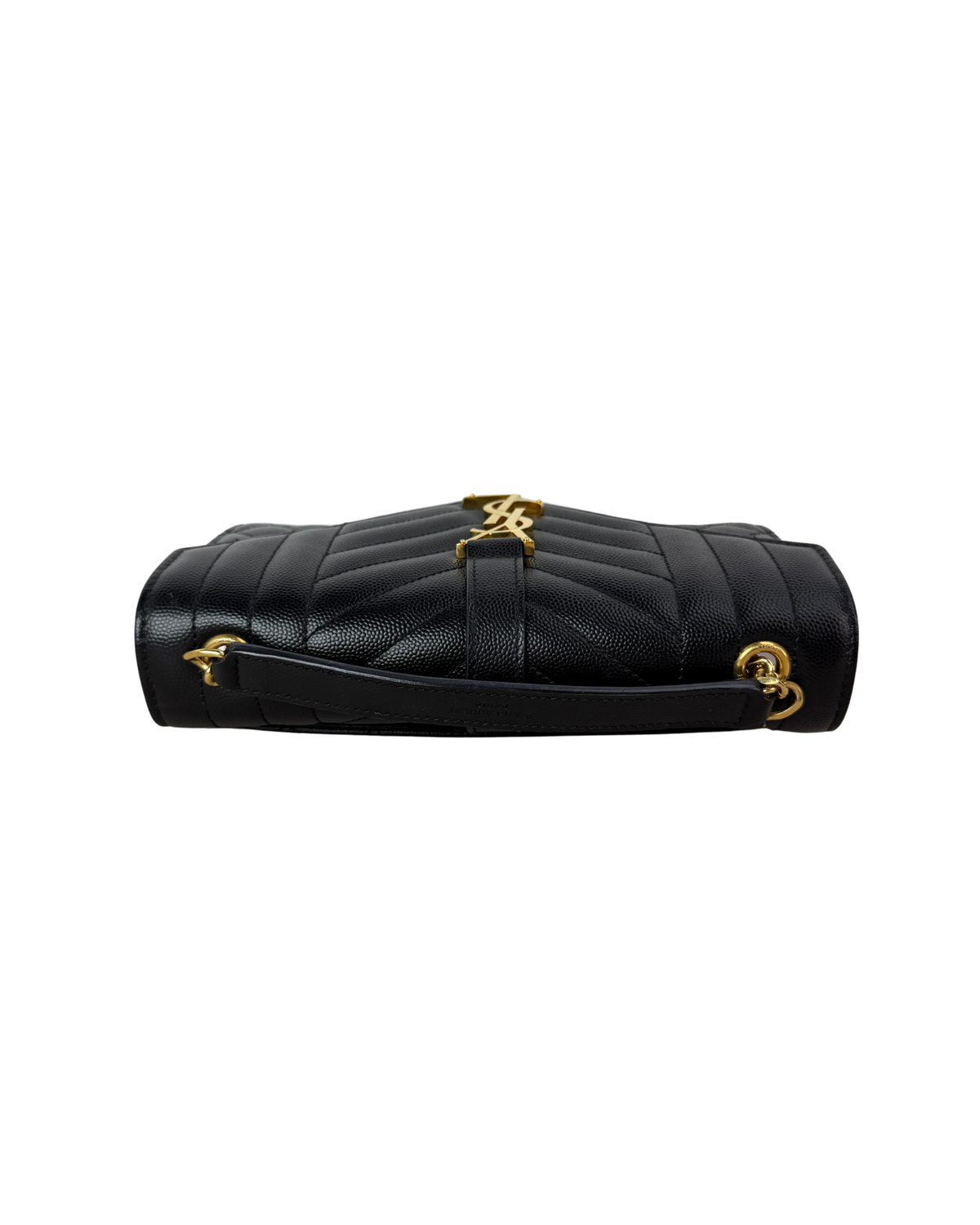 Saint Laurent Envelope Small Chain Bag - Black - View 7