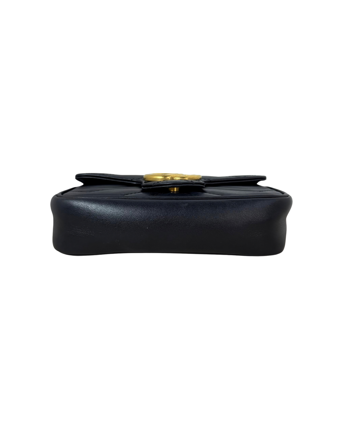Gucci GG Marmont Matelassé Leather Super Mini Bag - Black - View 5