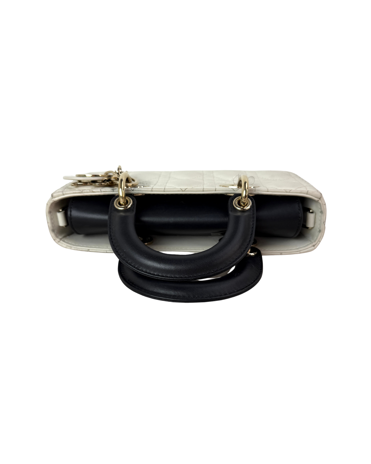 Dior Lady D-Joy Bag - Two-Tone Latte And Black - View 7
