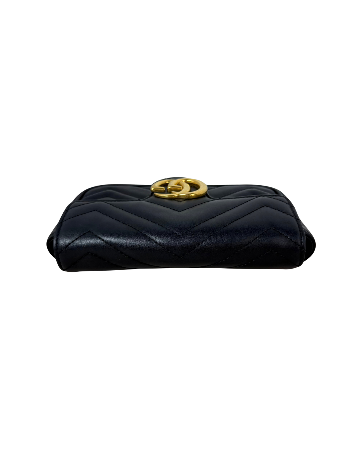 Gucci GG Marmont Matelassé Leather Super Mini Bag - Black - View 6