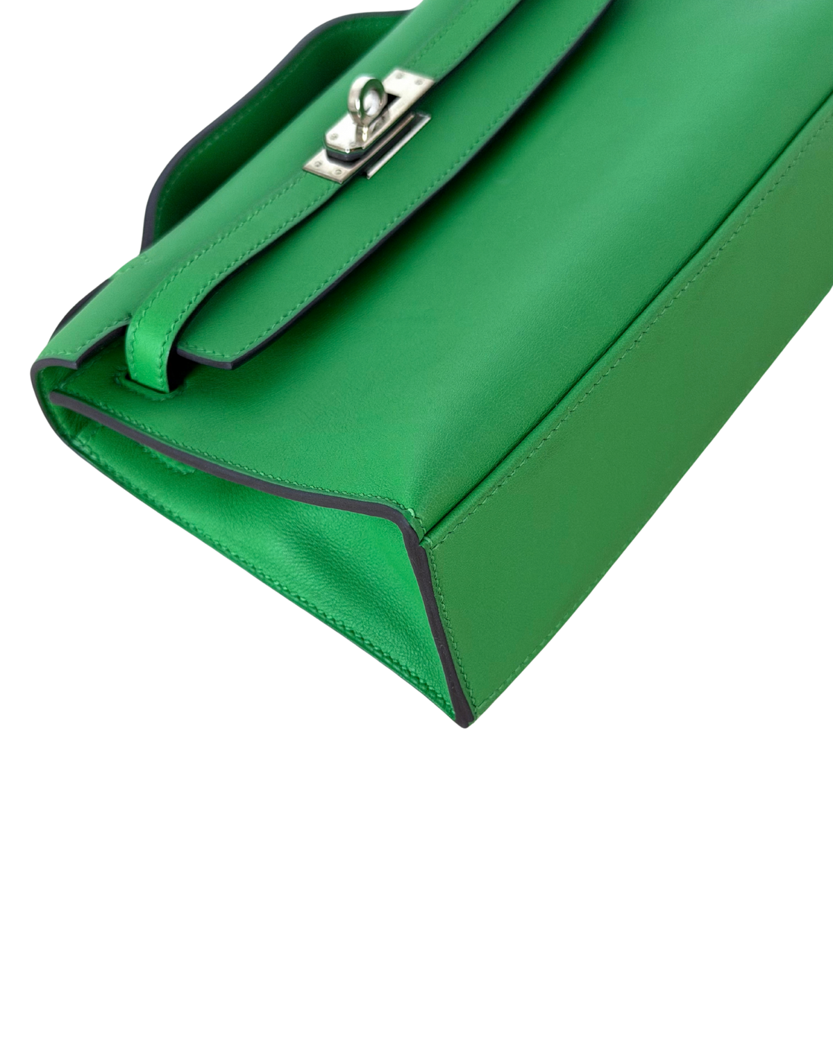 Hermès Kelly Pochette - Vert Yucca - View 9