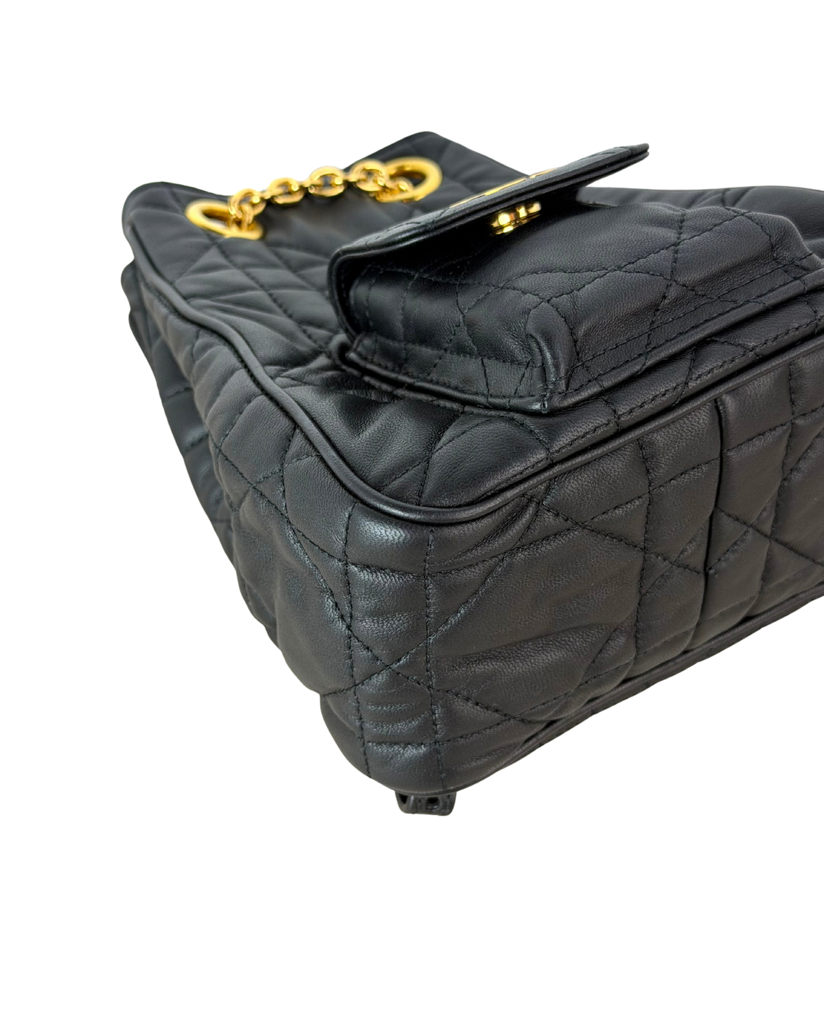 Dior Caro Multicarry Backpack with Chain - Black - View 9