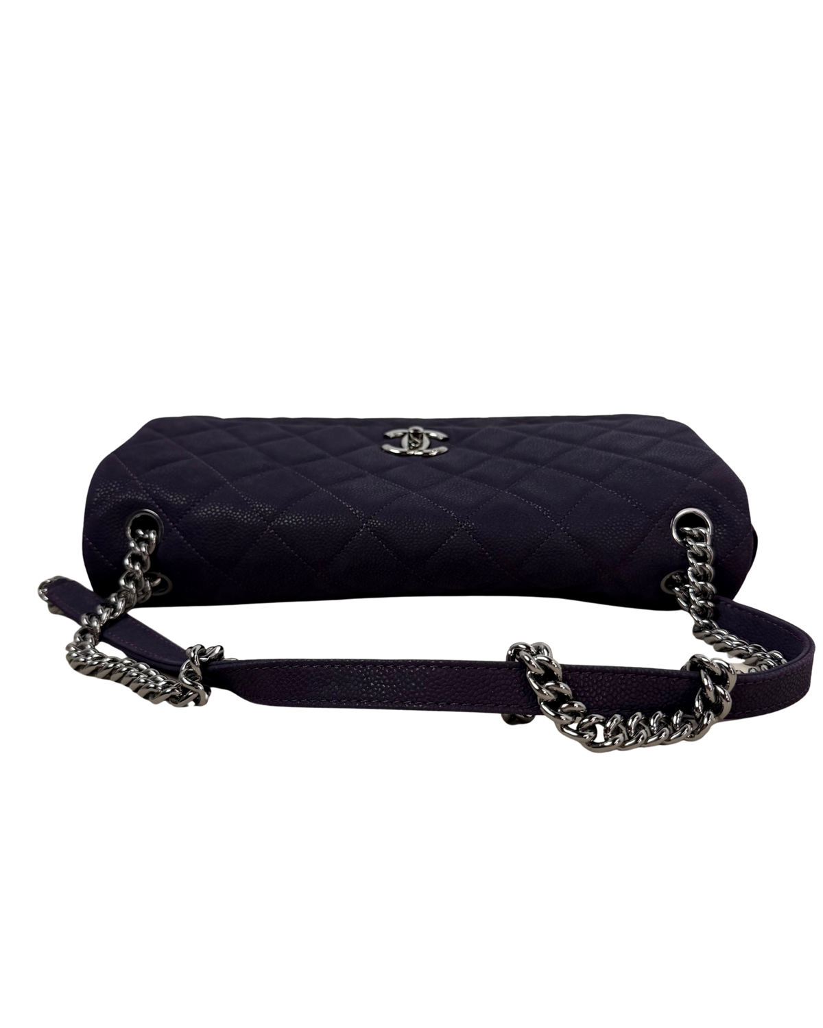Chanel Lady Pearly Flap Bag - Dark Purple - View 6