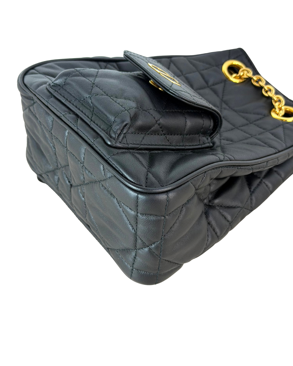 Dior Caro Multicarry Backpack with Chain - Black - View 8