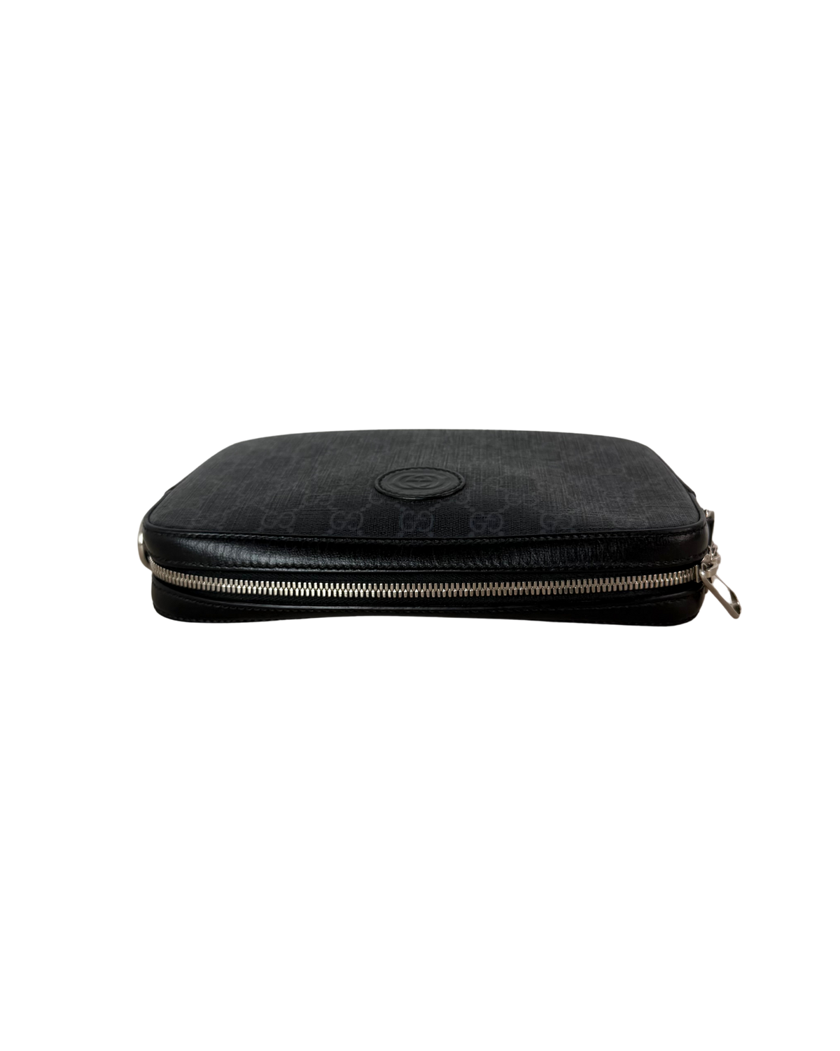 Gucci Interlocking G Shoulder Bag - Black, Grey - View 6