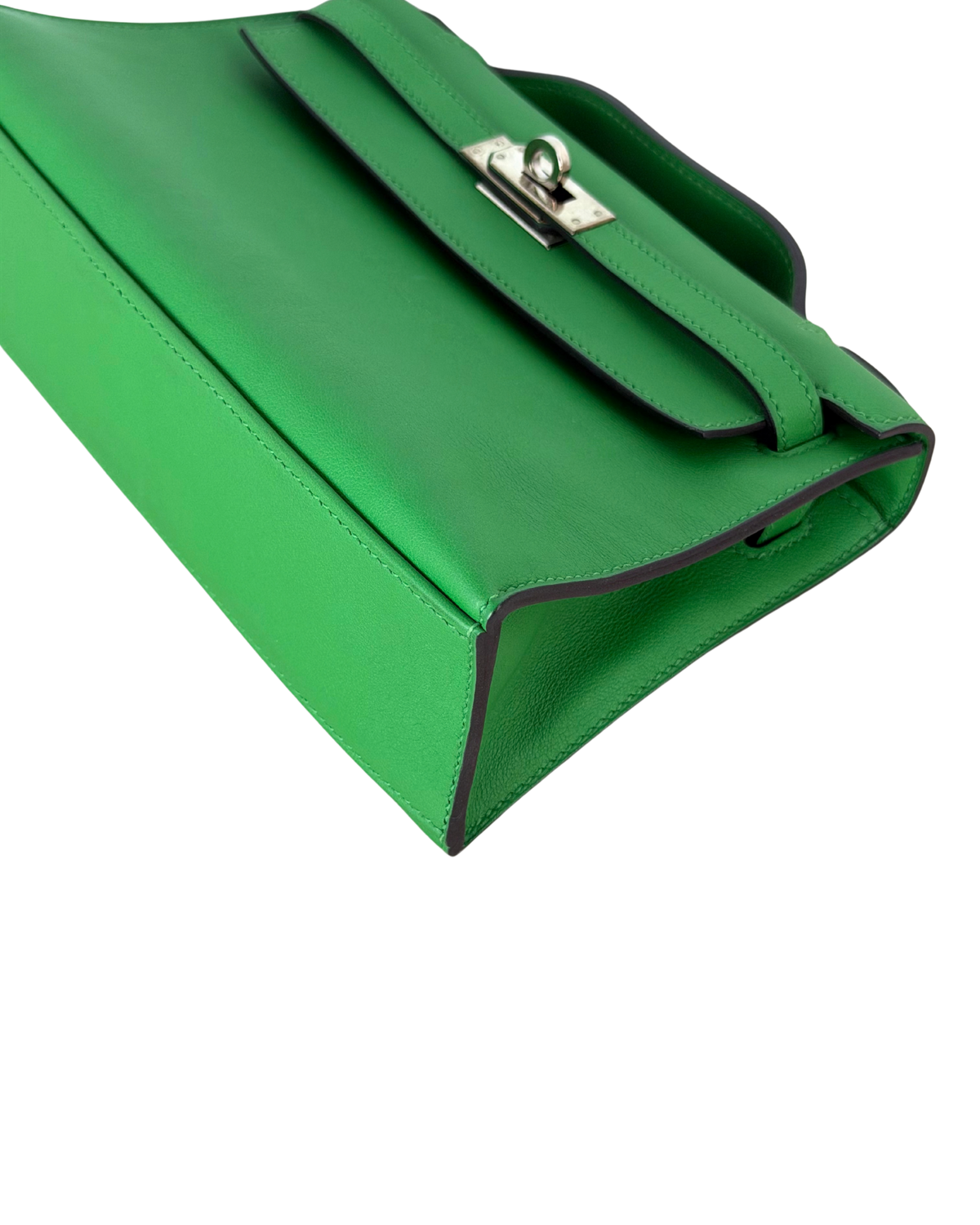 Hermès Kelly Pochette - Vert Yucca - View 8