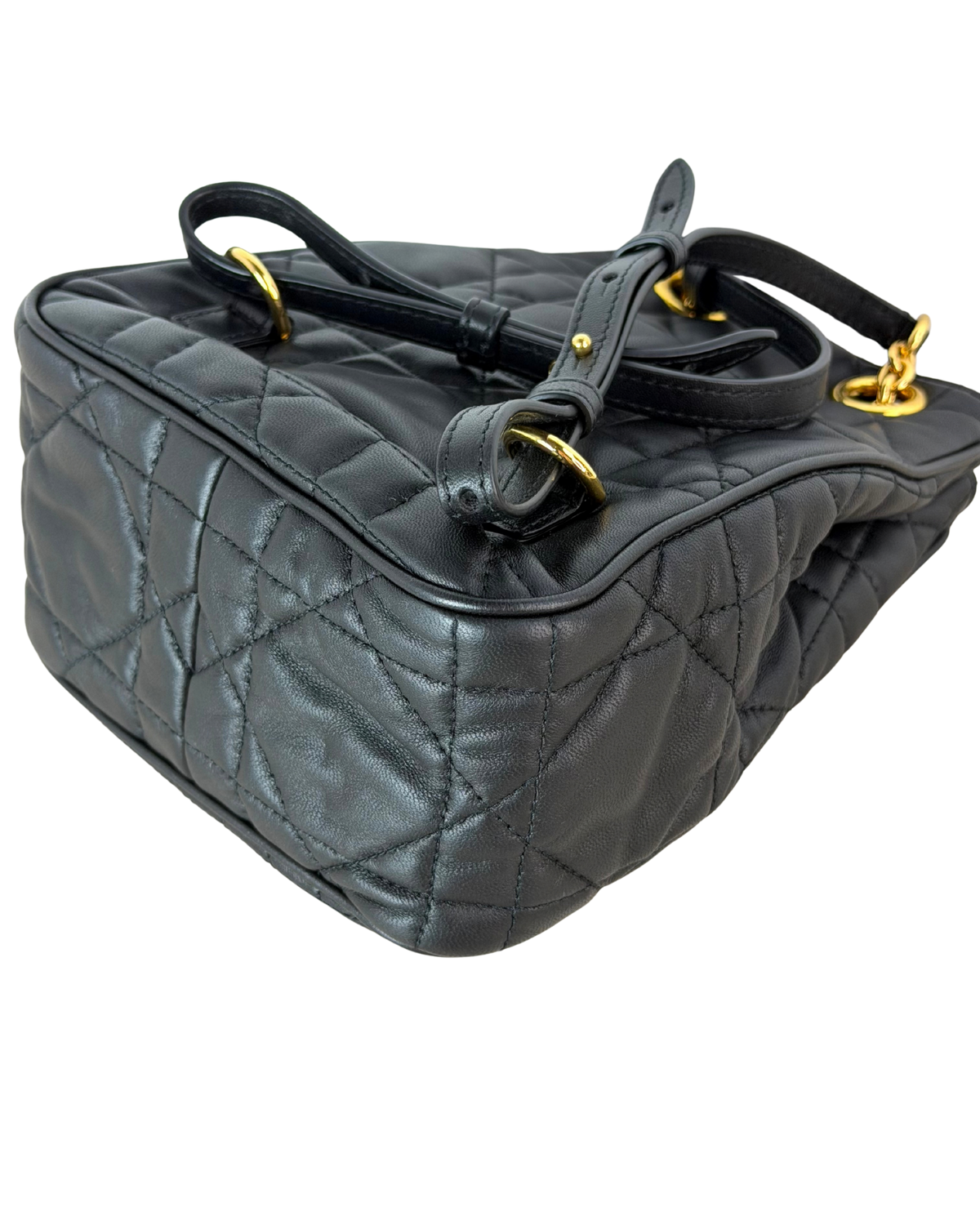 Dior Caro Multicarry Backpack with Chain - Black - View 10