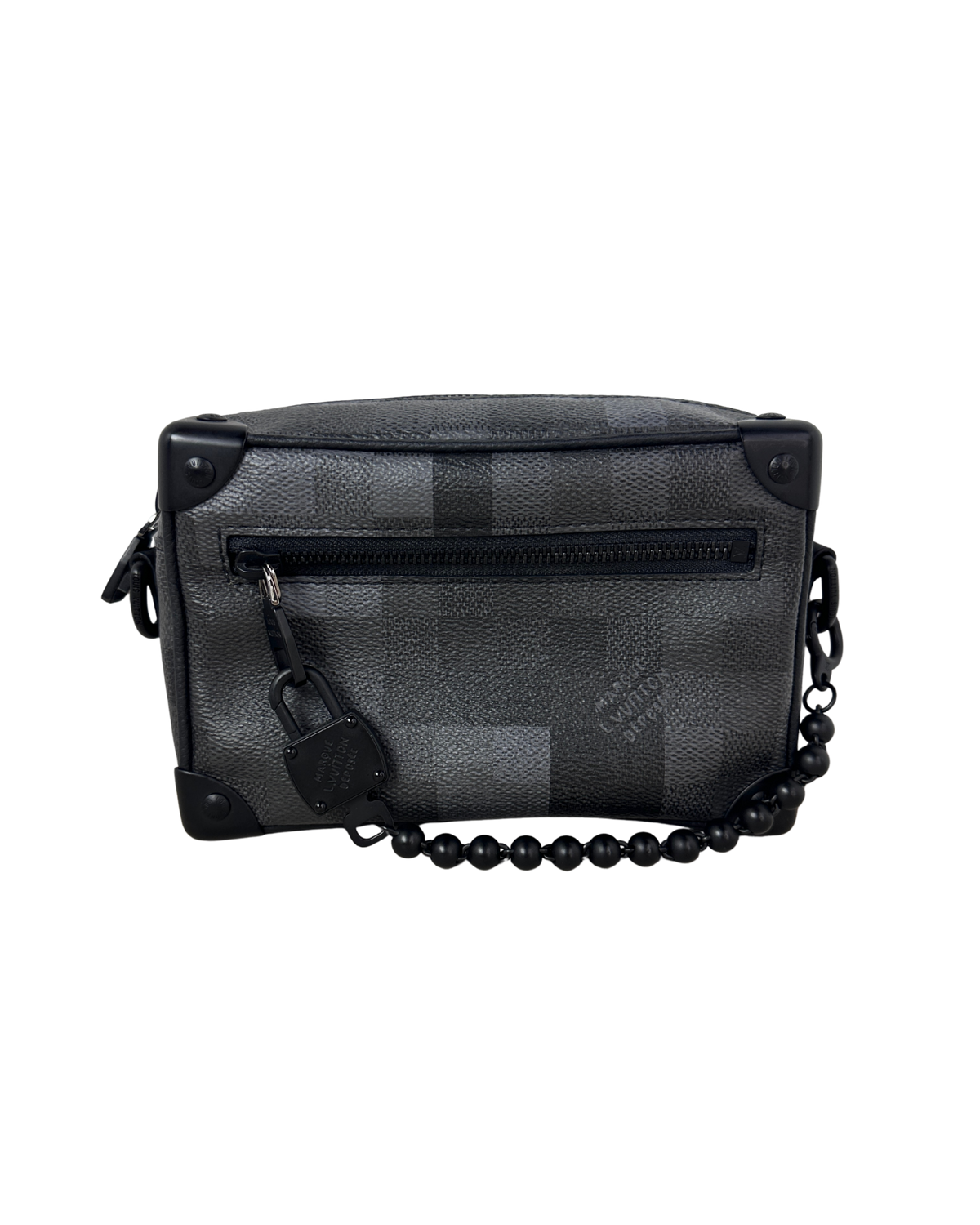 Louis Vuitton Mini Soft Trunk - Damouflage Black - View 1