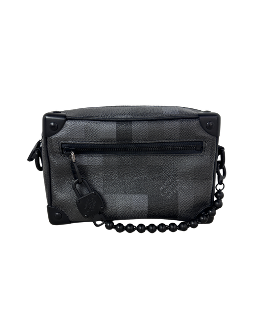 Louis Vuitton Mini Soft Trunk - Damouflage Black - View 1