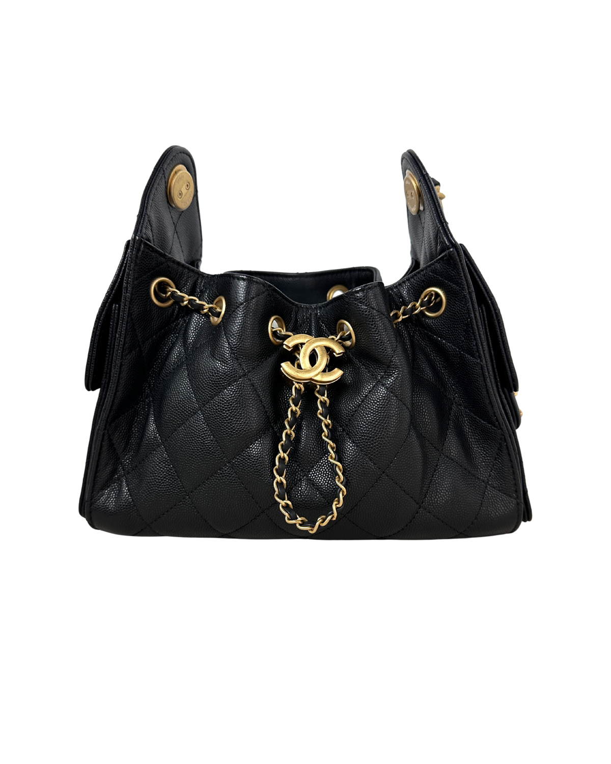 Chanel 25 Mini Handbag - Black - View 1
