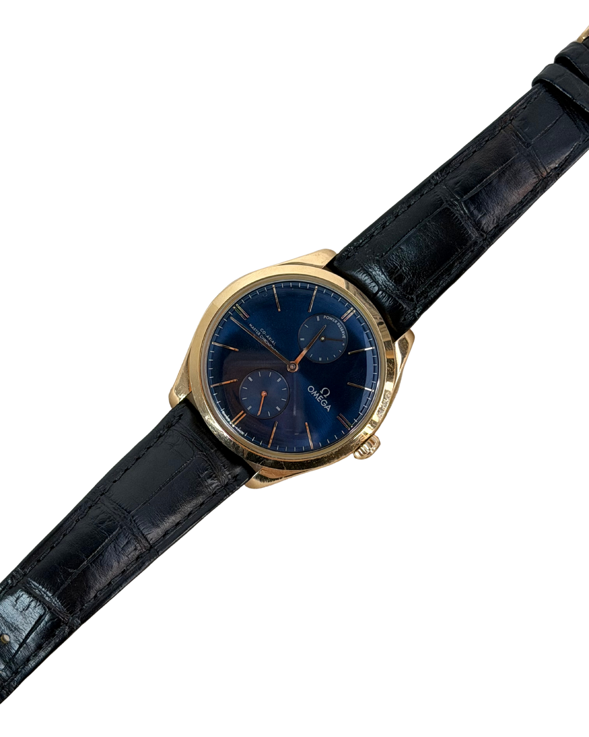 Omega De Ville Trésor 40mm 435.53.40.22.03.001 Watch - Blue Dial - View 3