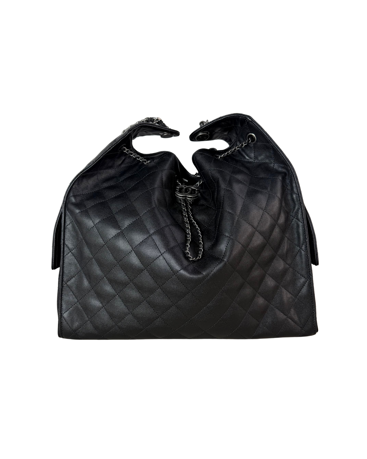 Chanel 25 Large Handbag - Black - View 2