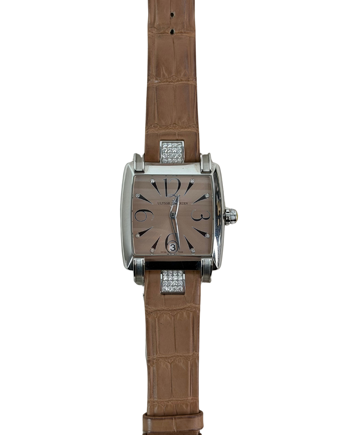 Ulysse Nardin Caprice Series 133-91 Watch - Salmon Sunray, Light Brown - View 1