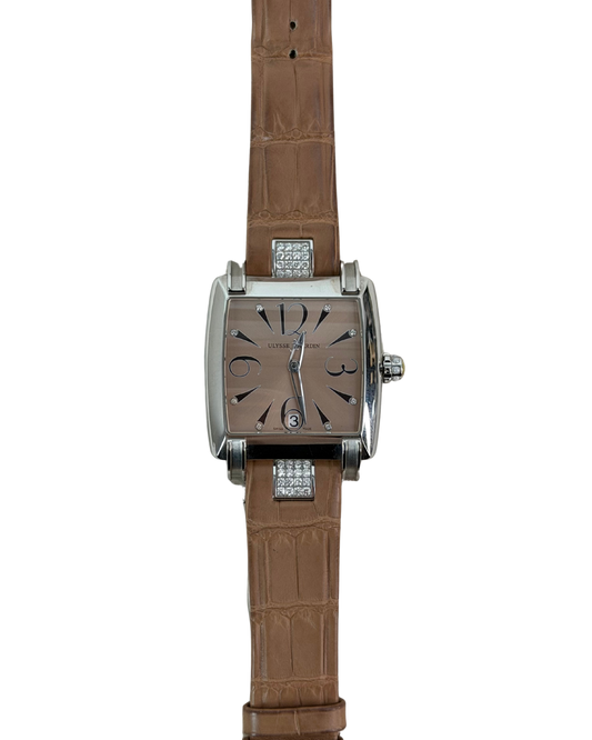 Ulysse Nardin Caprice Series 133-91 Watch - Salmon Sunray, Light Brown - View 1