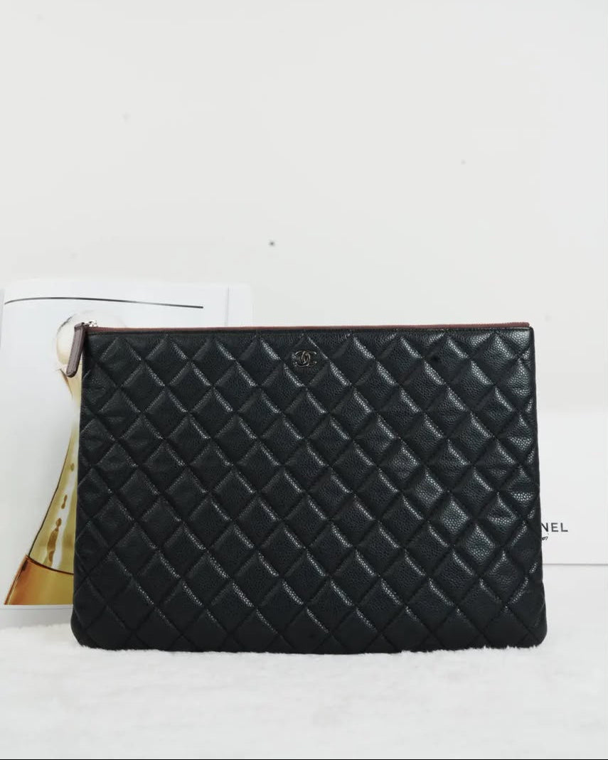 Chanel Classic Clutch - Black - View 1