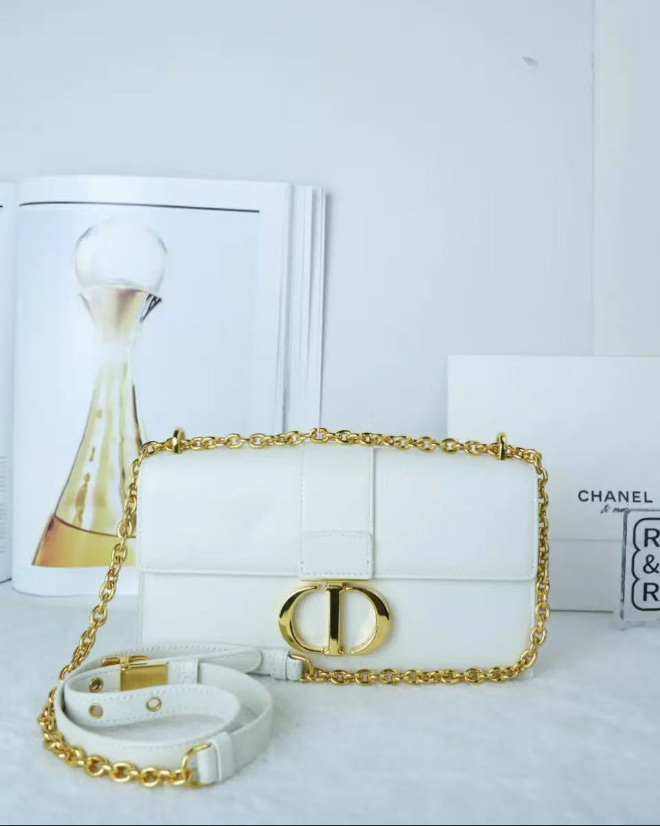 Dior Montaigne East West Bag - White - View 1