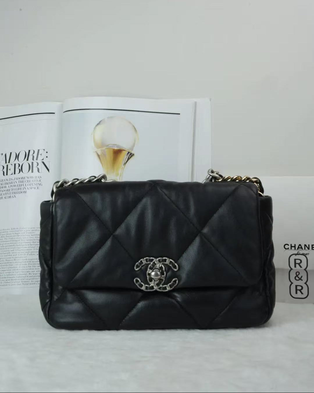Chanel 19 Bag Small - Black - View 1