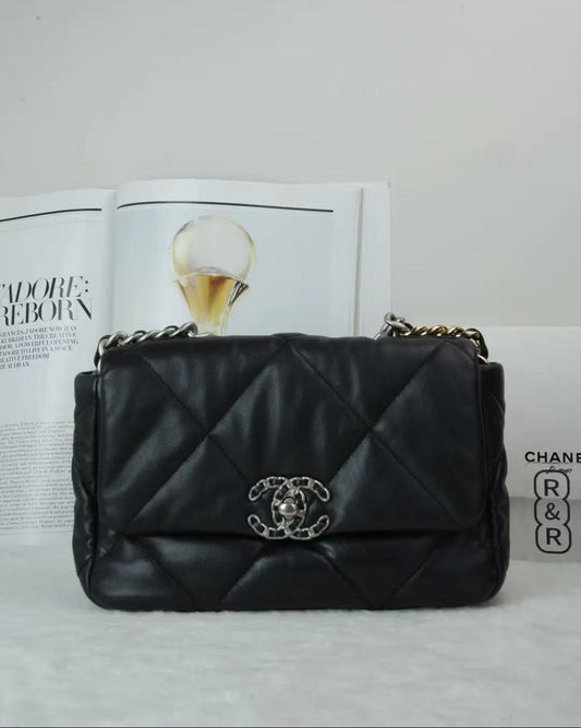 Chanel 19 Bag Small - Black - View 1