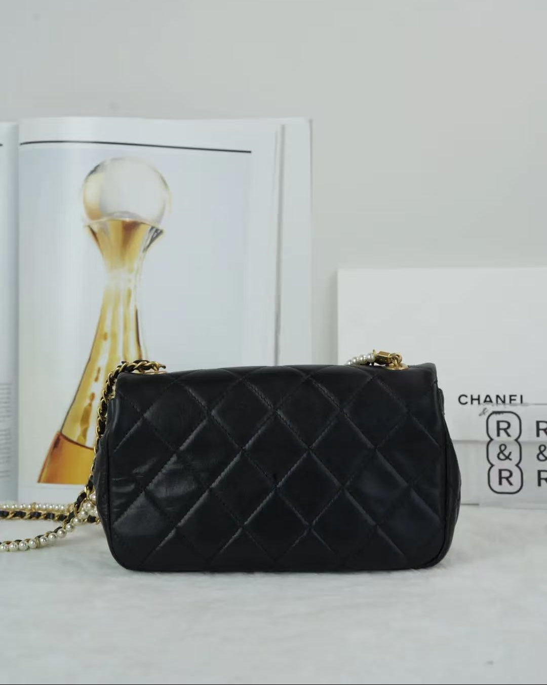 Chanel Classic Flap Mini Bag - Black - View 2