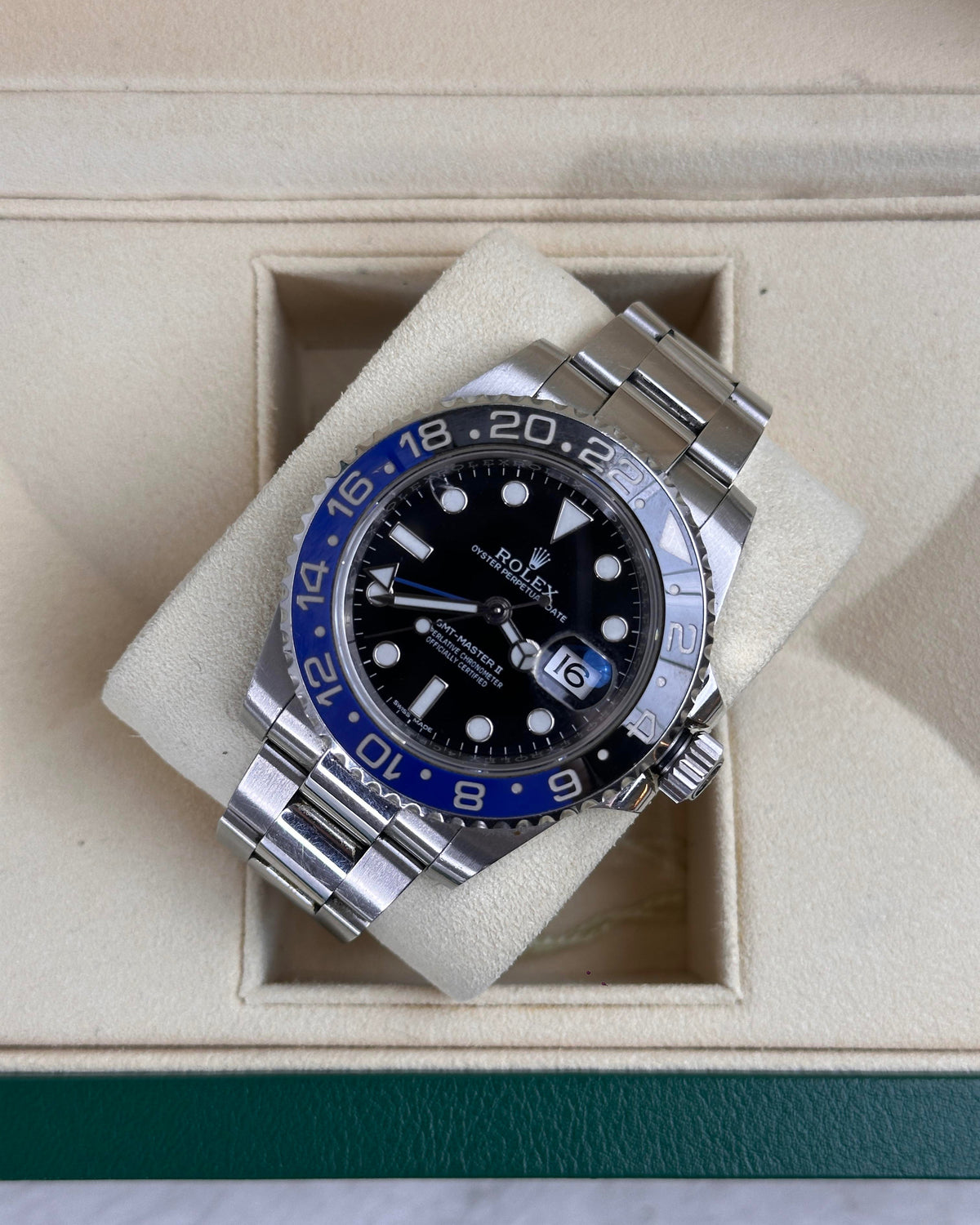 Rolex GMT-Master II Watch - Blue/ Black - View 3
