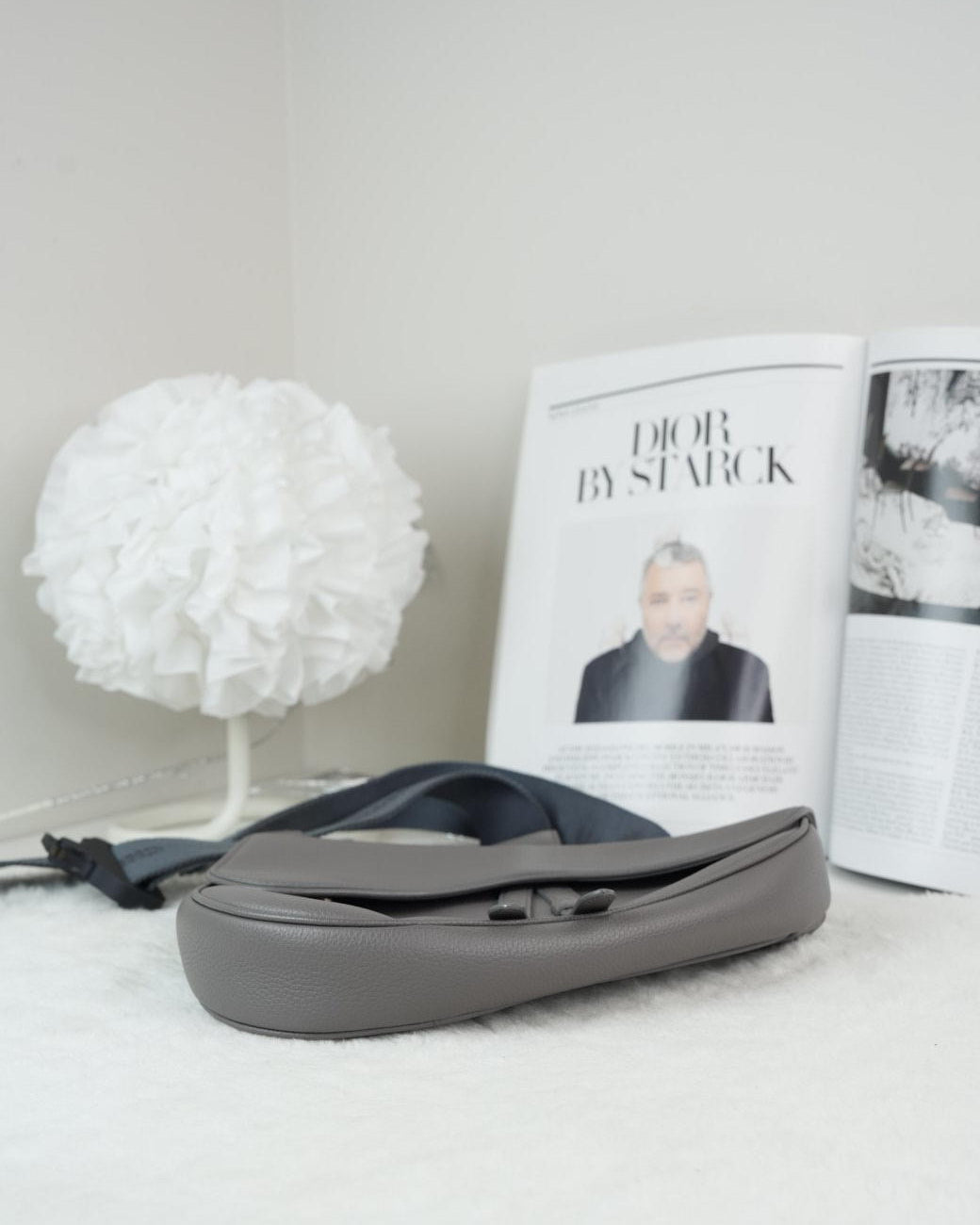 Dior Saddle Bag - Grey - View 5