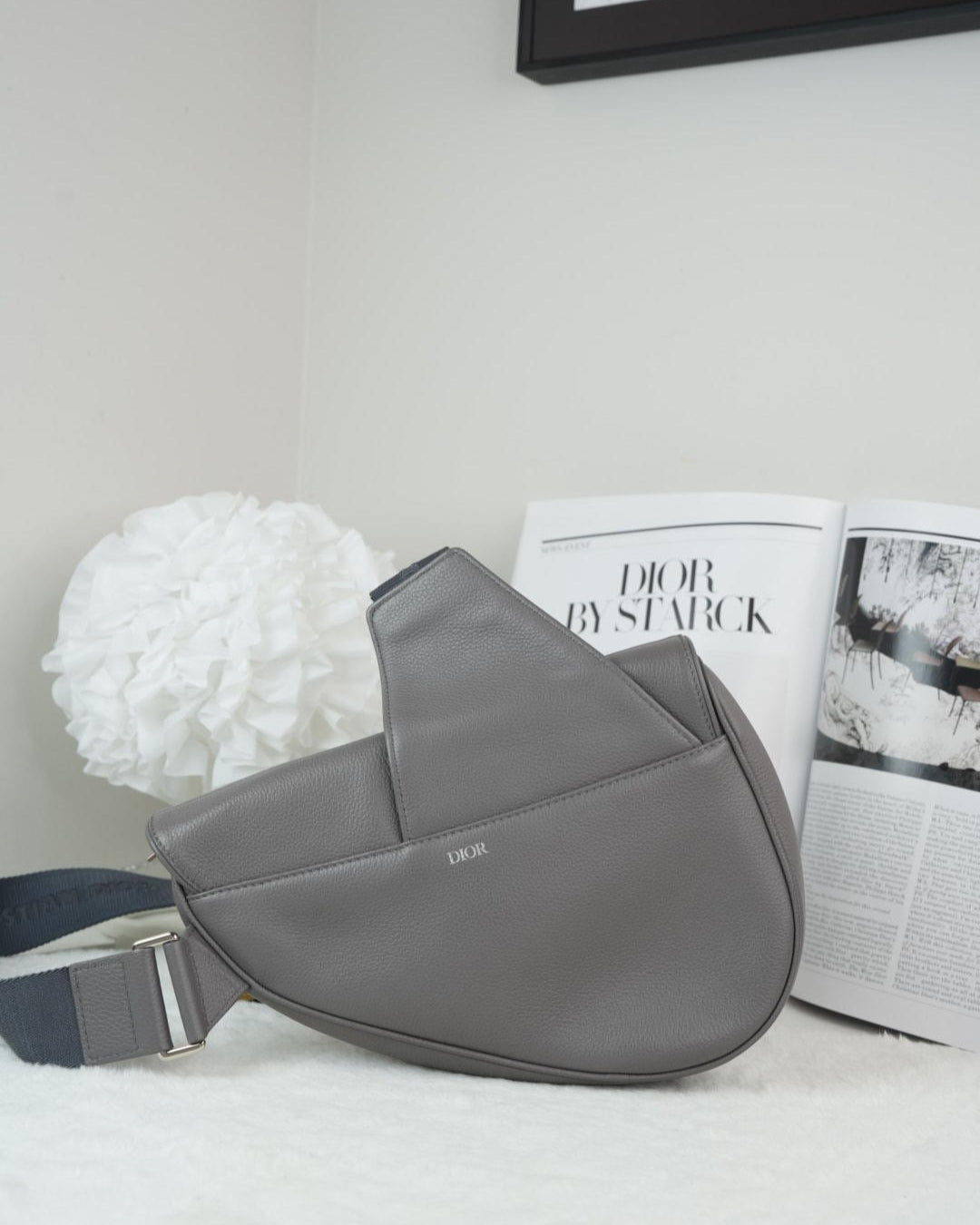 Dior Saddle Bag - Grey - View 2