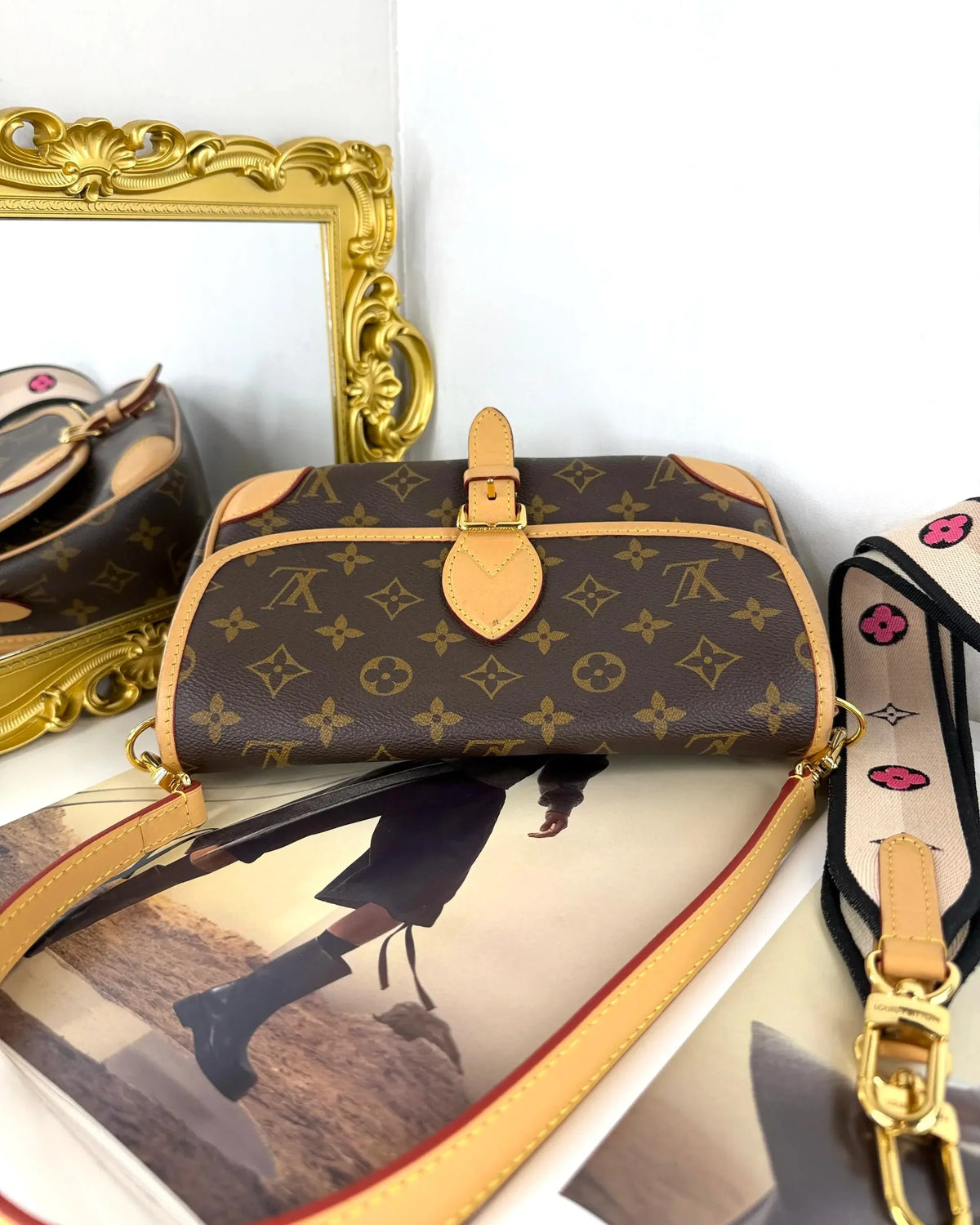 Louis Vuitton Diane Satchel - Monogram Brown - View 6
