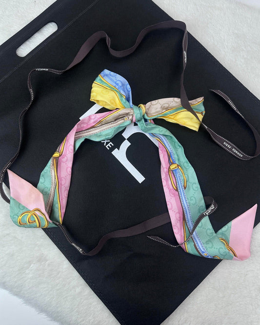 Gucci GG Belt Silk Neck Bow - View 1