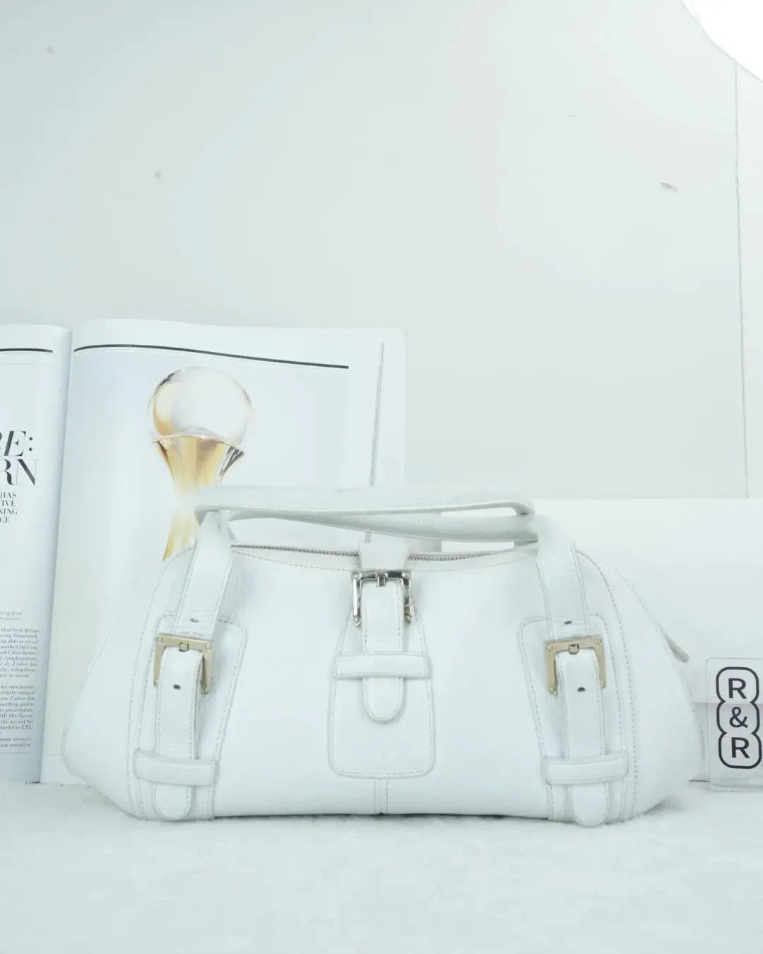 Loewe Senda Shoulder Bag - White - View 1