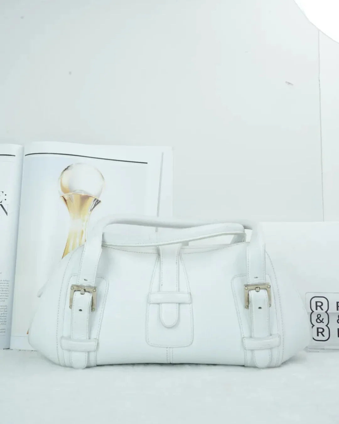 Loewe Senda Shoulder Bag - White - View 2