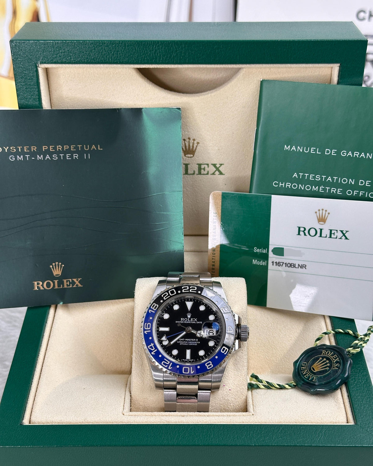 Rolex GMT-Master II Watch - Blue/ Black - View 2