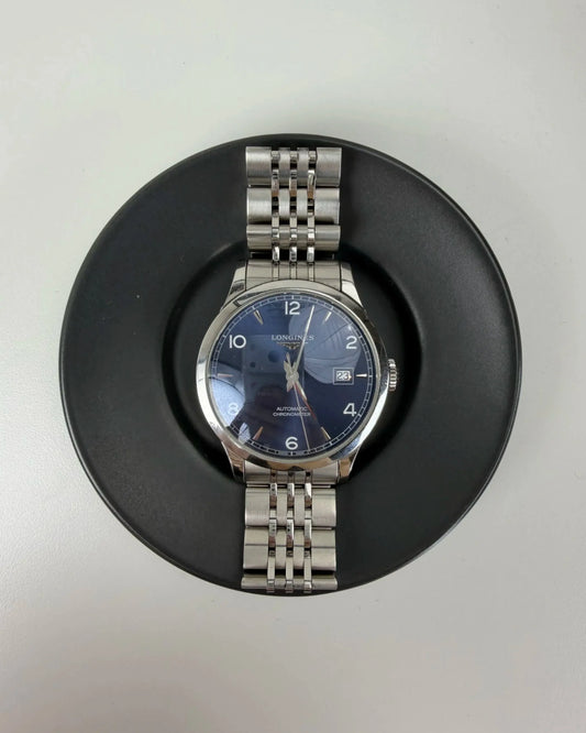 Longines Record Collection Watch - Blue Sunday Dial - View 1