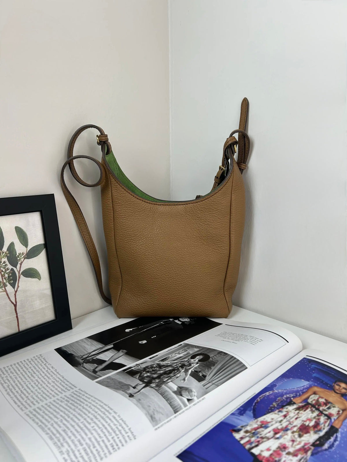 Miu Miu Ivy Leather Bag - Caramel, Cognac - View 2