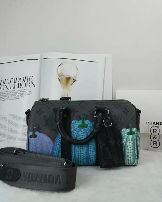 Louis Vuitton Yayoi Kusama Keepall Bandoulière 25 Bag - View 1
