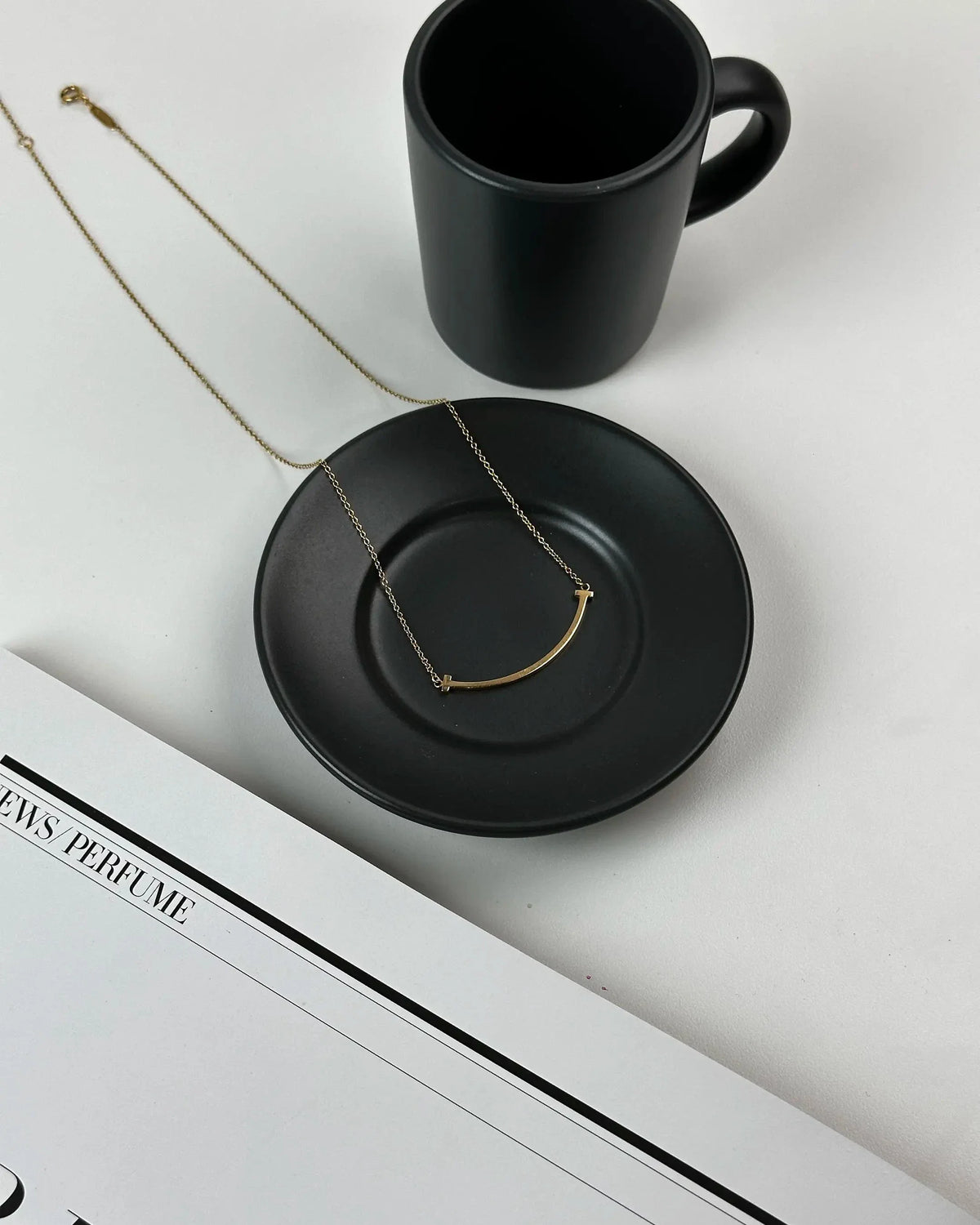 Tiffany & Co. T Smile Pendant (Small) - Yellow Gold - View 1