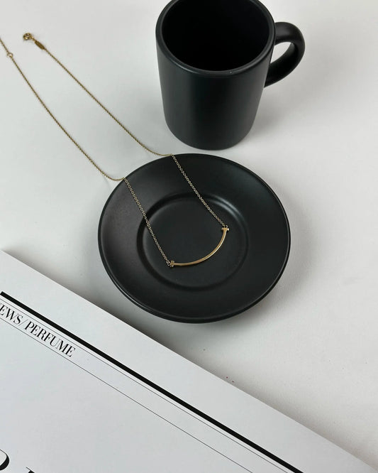Tiffany & Co. T Smile Pendant (Small) - Yellow Gold - View 1