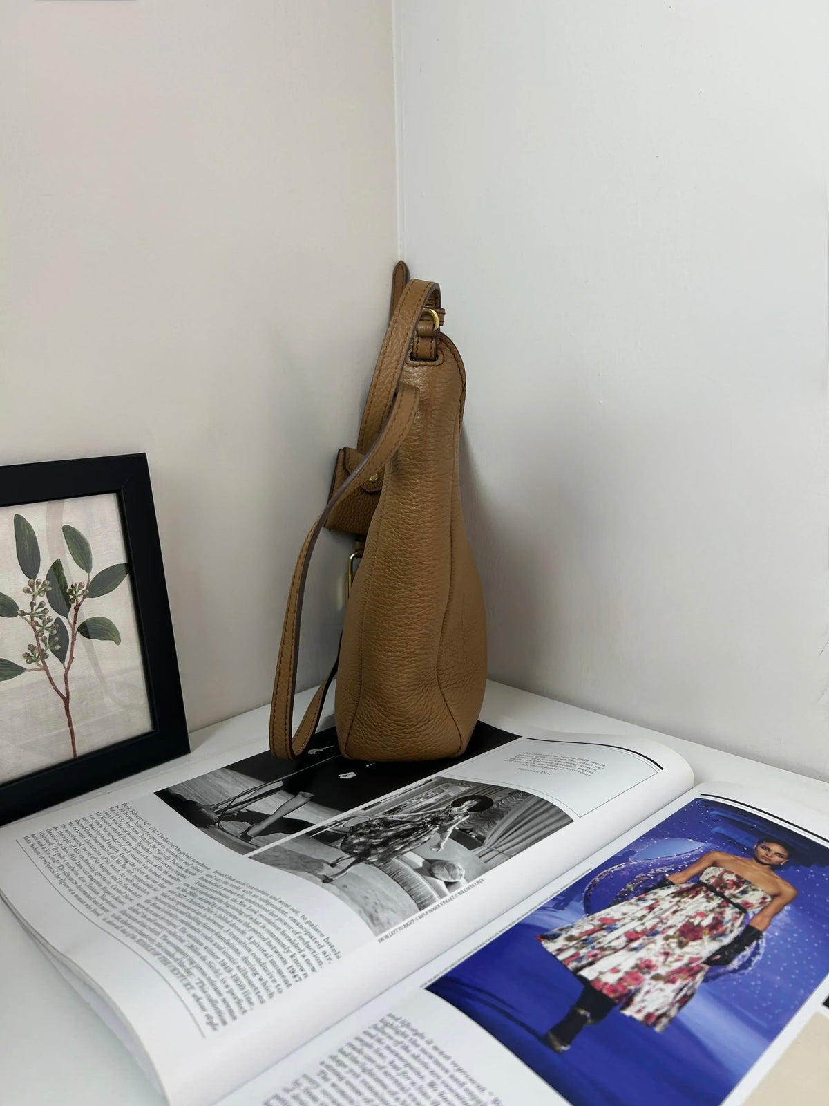 Miu Miu Ivy Leather Bag - Caramel, Cognac - View 3